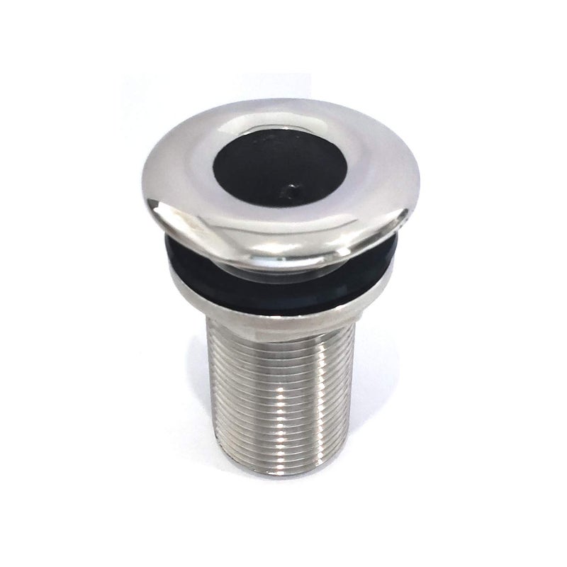 keehui 316 Stainless SteelCombo Stainless Steel Thru-Hull Fitting w/Nut with Gasket for 1" ID (1") - Image 1